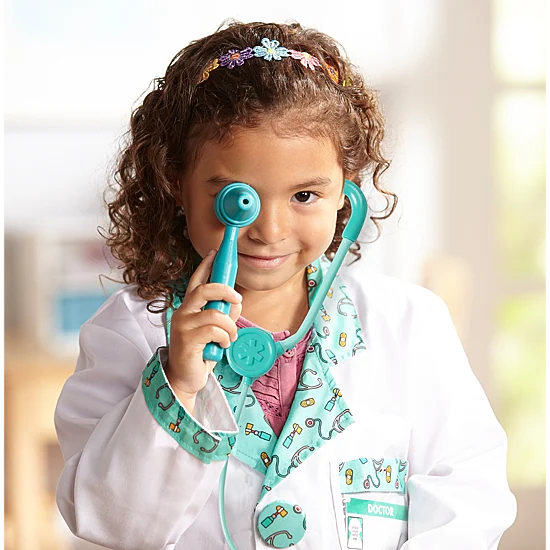 Melissa & Doug Doctor Role Play Unisex Dress Up Costume