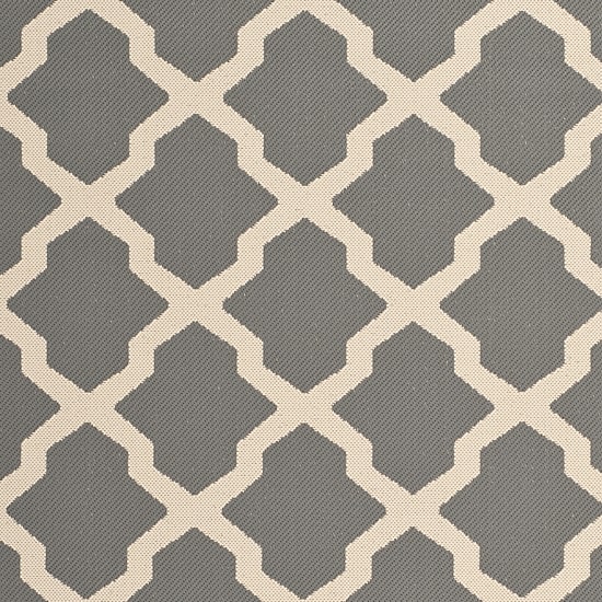 Safavieh Courtyard Collection Bailey Geometric Indoor/Outdoor Square Area Rug