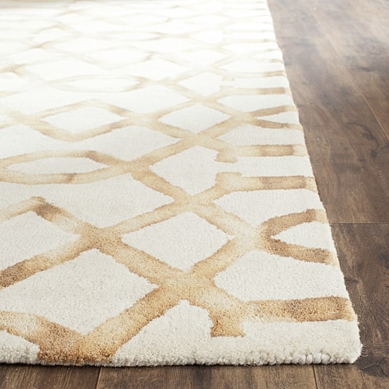 Safavieh Dip Dye Collection Diamond Geometric Square Area Rug