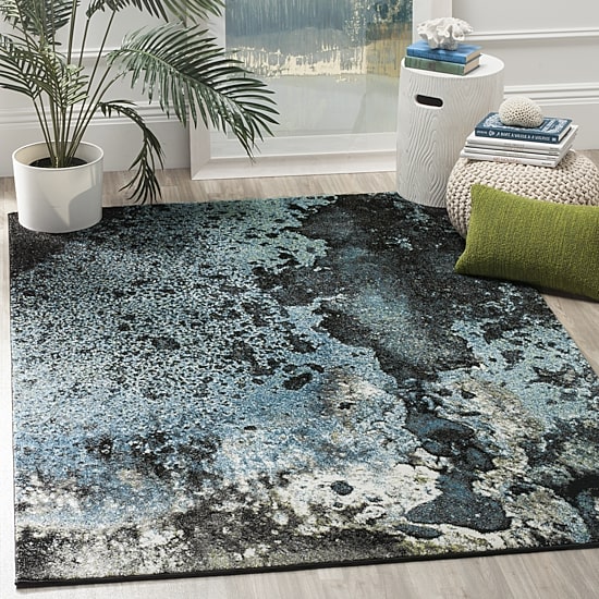 Safavieh Glacier Collection Eunice Geometric Square Area Rug