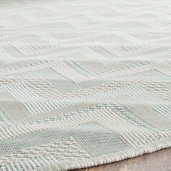 Safavieh Courtyard Collection Duncan Geometric Indoor/Outdoor Runner Rug
