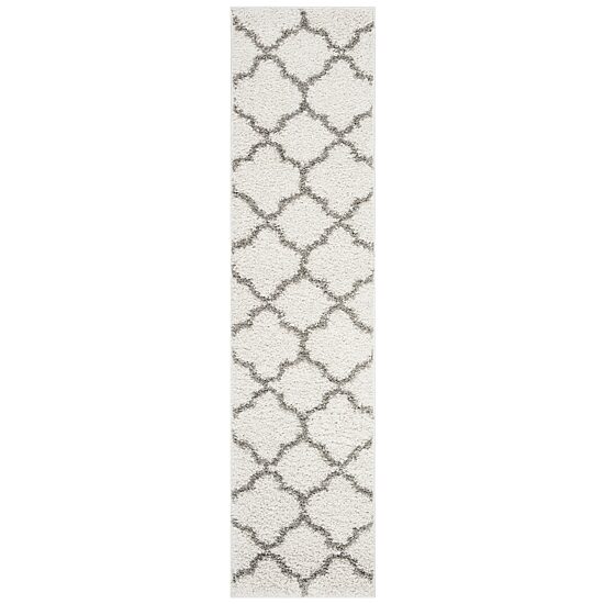 Safavieh New York Shag Collection Aria Geometric Runner Rug