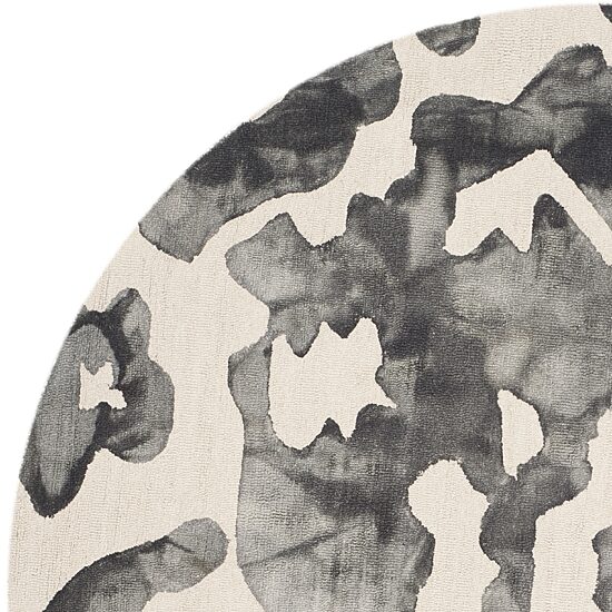 Safavieh Dip Dye Collection Emma Abstract Round Area Rug