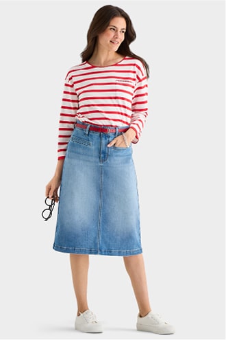 Denim Skirts