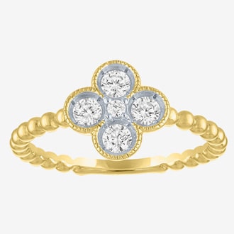 Diamond Addiction LG Diamond Flower Ring