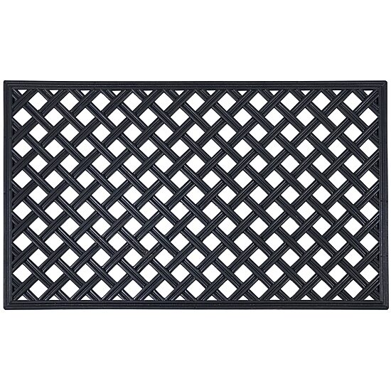 Achim Wrought Iron Lattice Rubber 18"X30" Doormat
