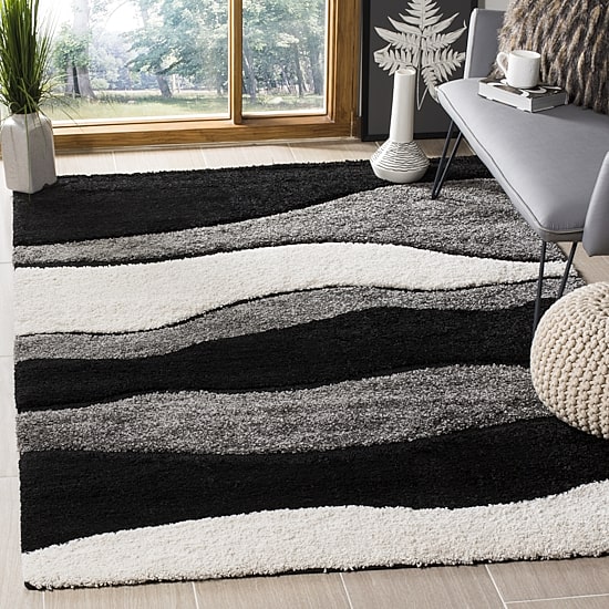 Safavieh Shag Collection Harlow Geometric Area Rug