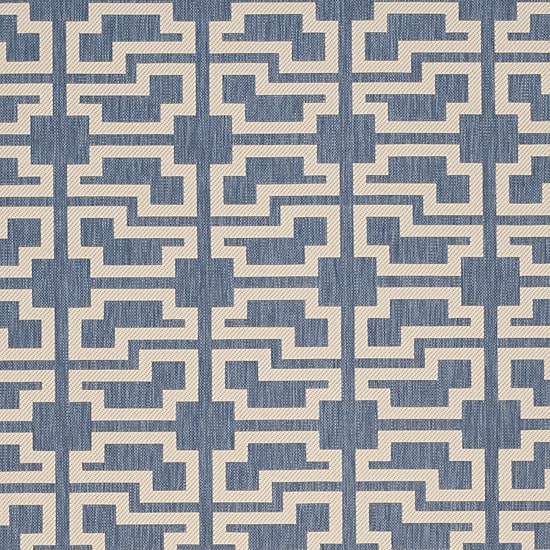 Safavieh Courtyard Collection Eddie Geometric Indoor/Outdoor Area Rug
