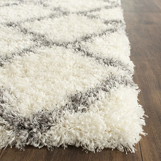 Safavieh Montreal Shag Collection Grover Geometric Runner Rug