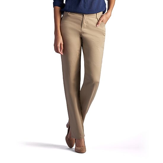 Lee® Plain Front Relaxed All Day Twill Pant