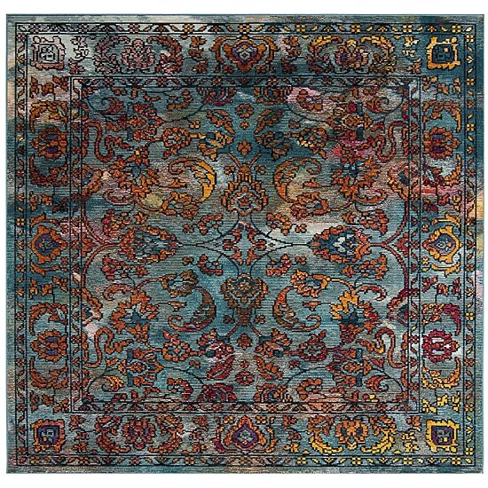 Safavieh Crystal Collection Shirley Oriental Square Area Rug