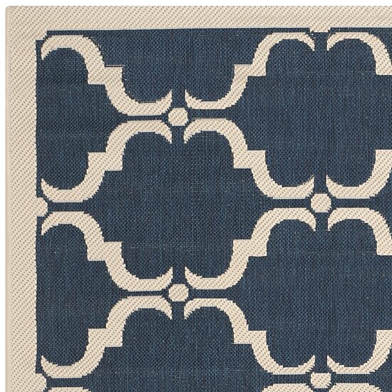 Safavieh Courtyard Collection Jobeth Geometric Indoor/Outdoor Runner Rug