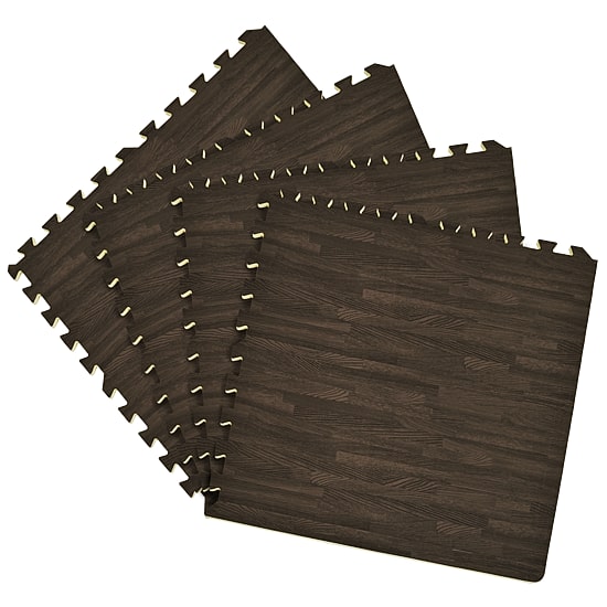 Interlocking Foam Anti Fatigue Floor Tiles 4 tiles/16 Sq. Ft.