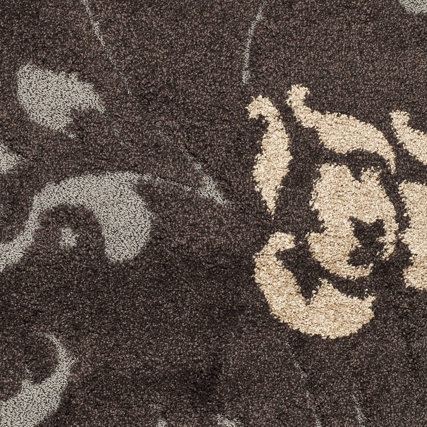 Safavieh Shag Collection Eric Geometric Round Area Rug