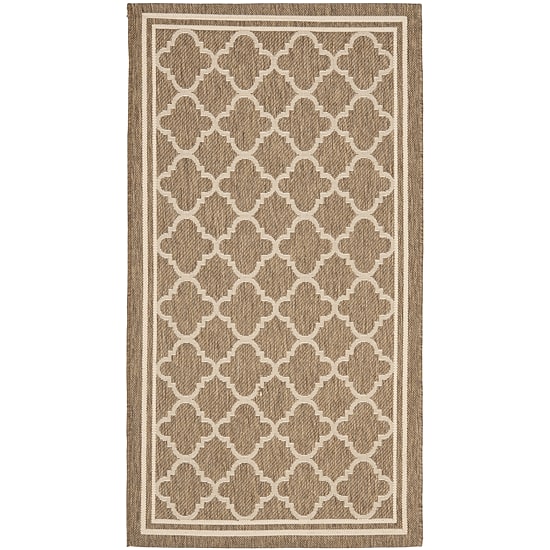 Safavieh Courtyard Collection Crispian Geometric Indoor/Outdoor Area Rug