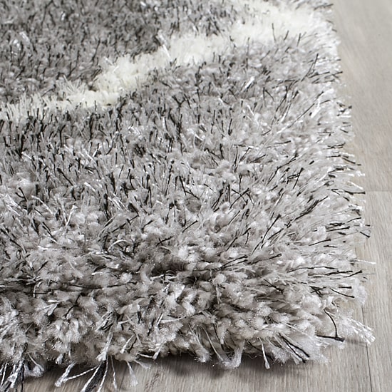Safavieh Montreal Shag Collection Doriane Geometric Runner Rug