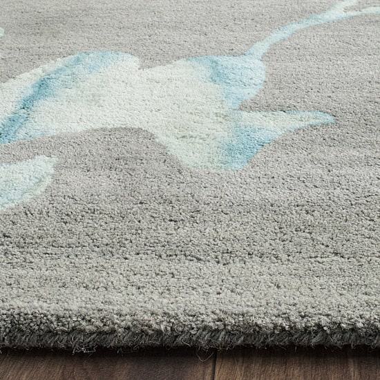 Safavieh Dip Dye Collection Jessie Floral Square Area Rug