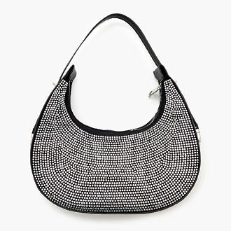 F21 Glitter Saddle Shoulder Bag