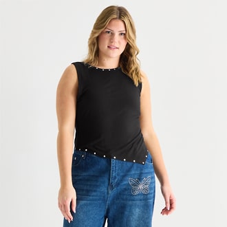 F21 Juniors Plus Sleeveless Tank Top