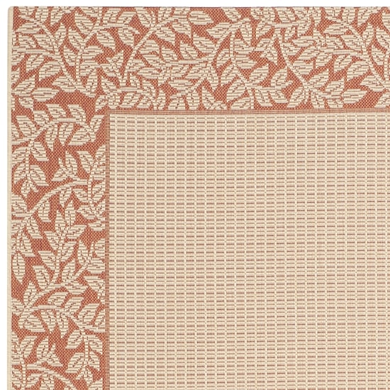 Safavieh Courtyard Collection Chad Oriental Indoor/Outdoor Square Area Rug