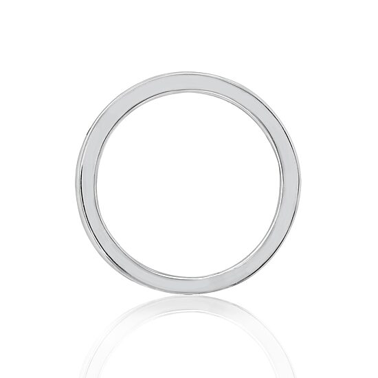 Diamonart® Cubic Zirconia Sterling Silver Eternity Band Ring