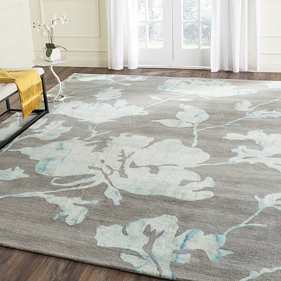 Safavieh Dip Dye Collection Jessie Floral Square Area Rug