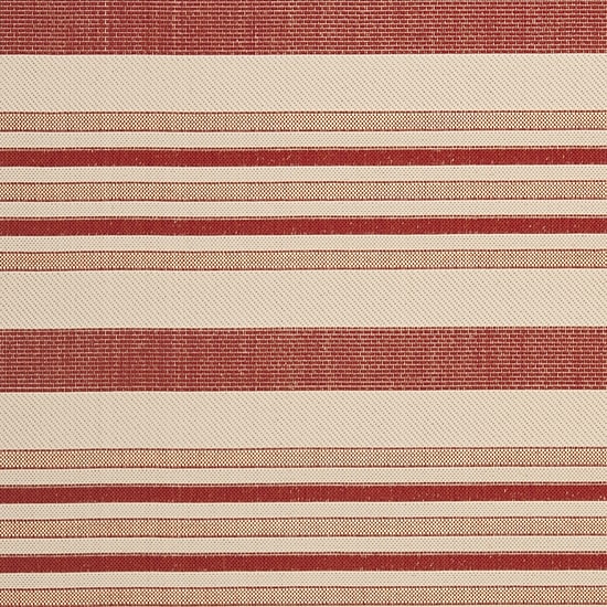 Safavieh Courtyard Collection Ercan Stripe Indoor/Outdoor Square Area Rug