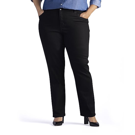 Lee® Relaxed Fit Straight Leg Jeans - Plus