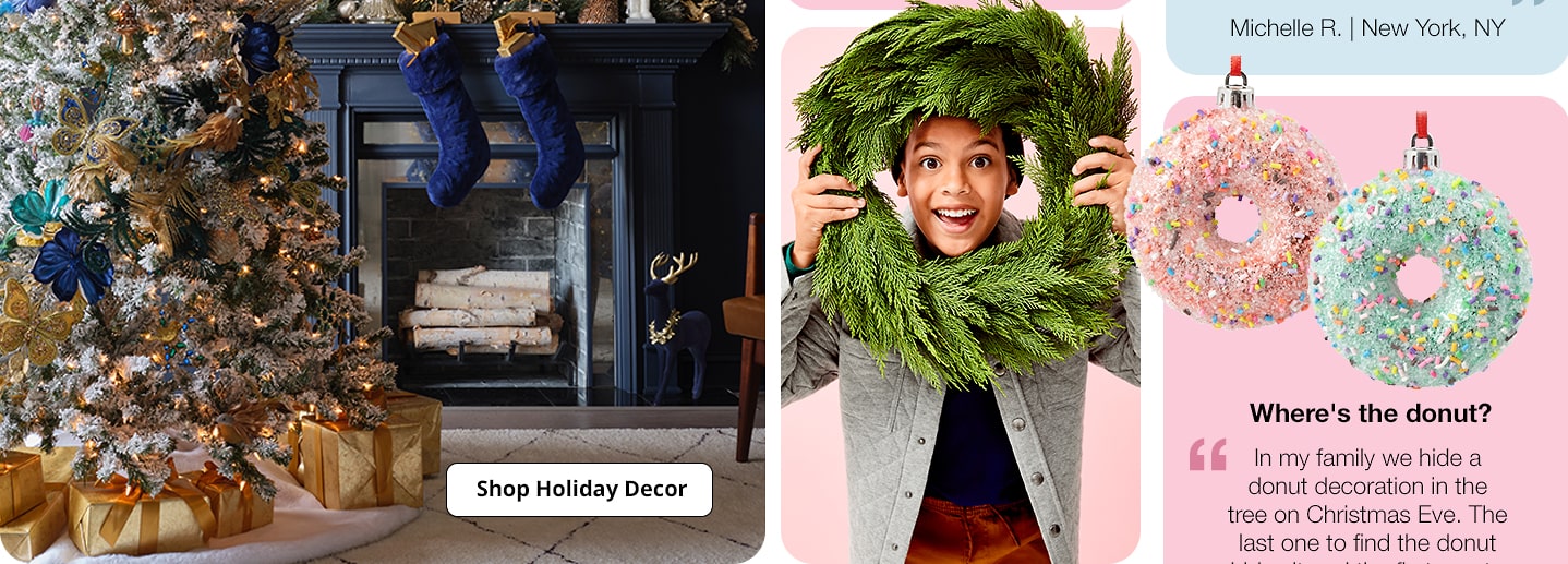 SHOP HOLIDAY DÉCOR