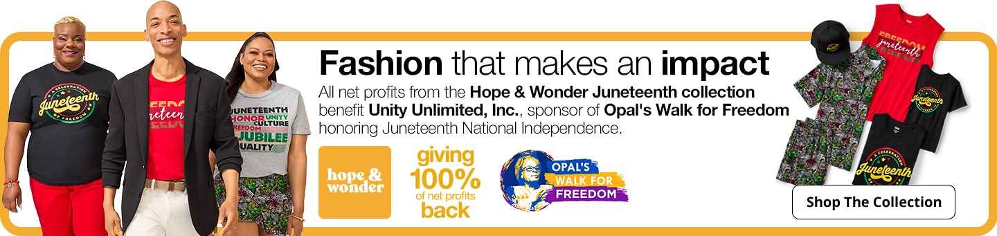 SHOP THE COLLECTION HOPE WONDER