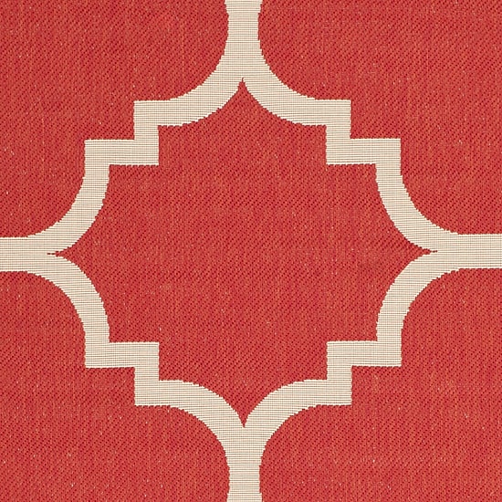 Safavieh Courtyard Collection Gina Geometric Indoor/Outdoor Area Rug