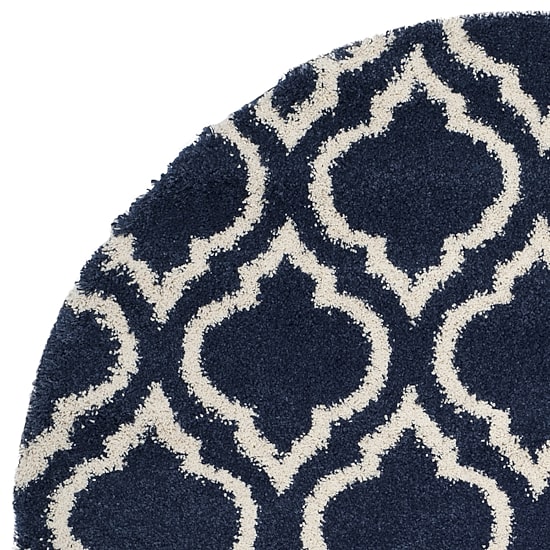 Safavieh Hudson Shag Collection Toireasa Geometric Round Area Rug