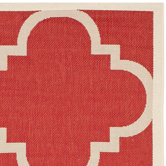 Safavieh Courtyard Collection Gina Geometric Indoor/Outdoor Area Rug