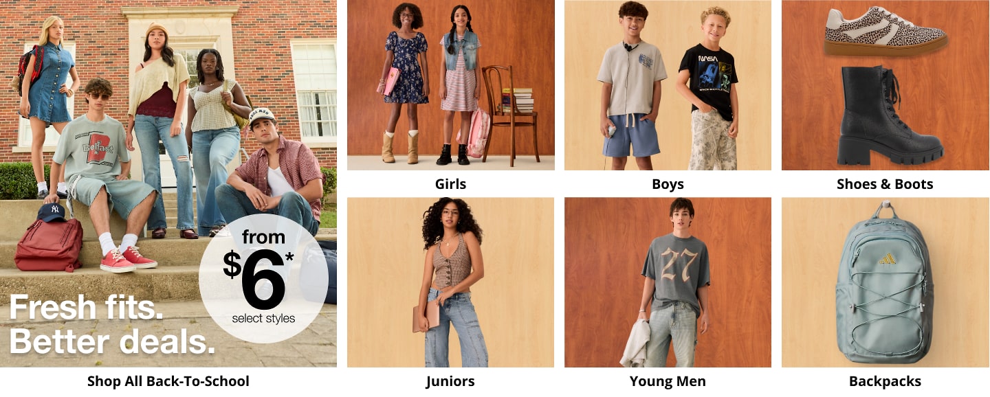 Fresh fits. Better deals