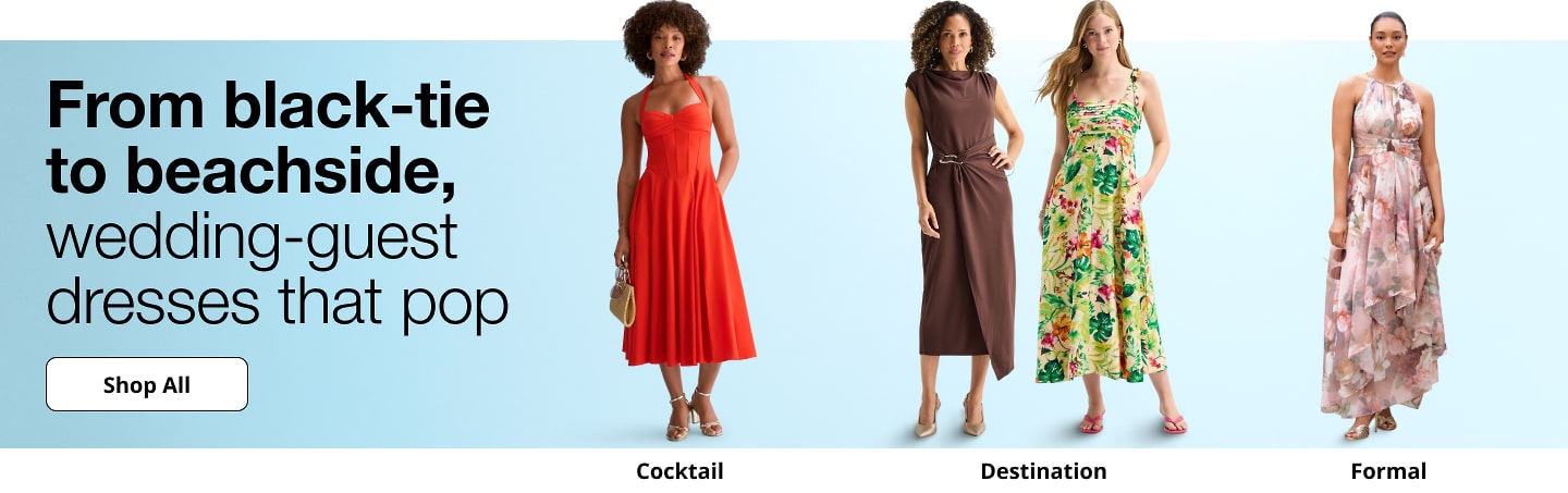 From black tie to beachside