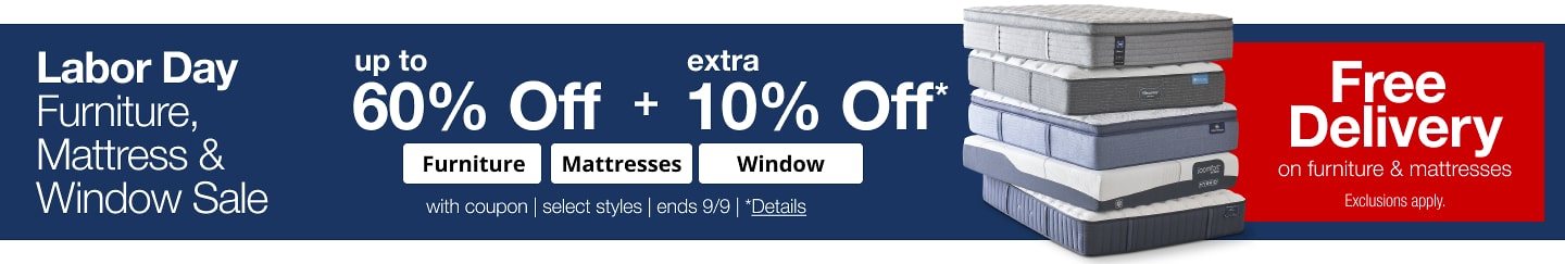 Furniture, Mattress and Window Sale
