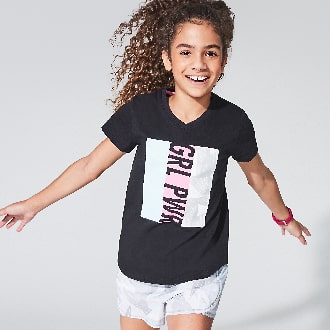 Girls Quick-Dri Graphic Tee
