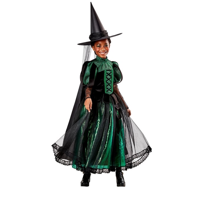 Girls Witch Deluxe Wicked Costume