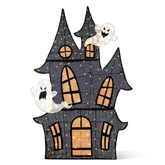 Glitzhome Haunted House Outdoor Décor