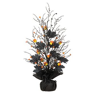 Glitzhome Lighted Tree Tabletop Decor