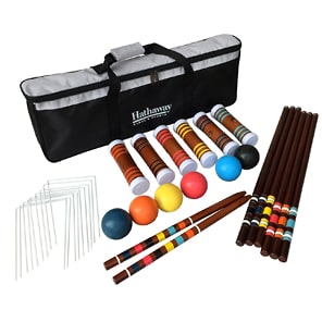 Hathaway 6-Player 24-pc. Croquet Set