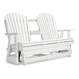 Hyland Wave Outdoor Glider Loveseat