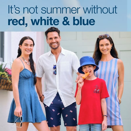 Its not summer without red white and blue
