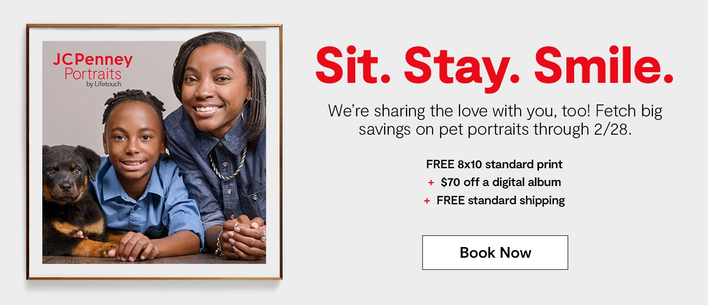JCPenney Portraits Pet Promo