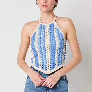 juniors arizona crochet top
