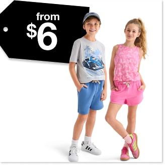 Kids’ Thereabouts Tees, Shorts, Tanks Or Leggings