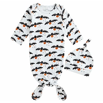 Laurenzas Baby Halloween Knotted Gown