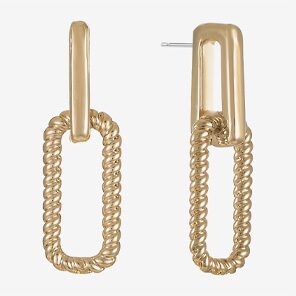 liz claiborne rope twist earrings