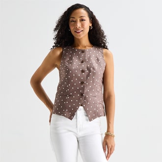 Liz Claiborne Sleeveless Vest
