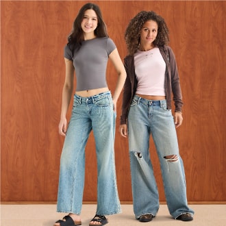 Low rise denim